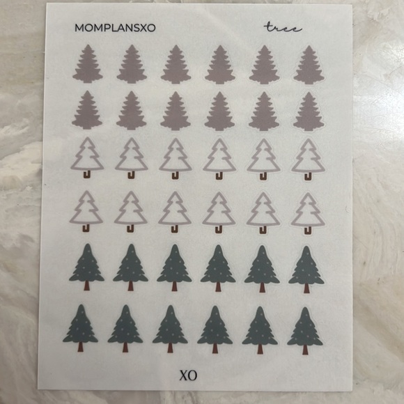 Christmas transparent stickers 3 sheet bundle - Picture 3 of 5